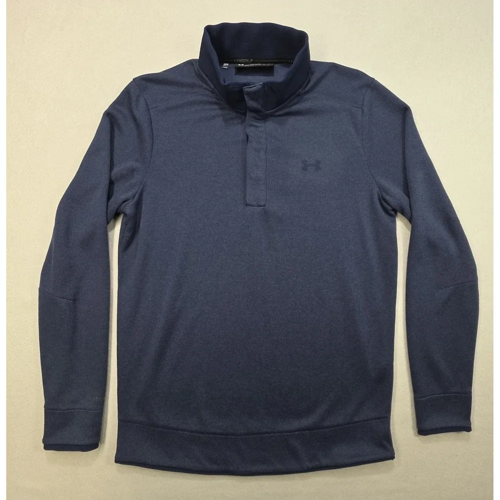 Actual Under Armour Golf Snap Henley Pullover Mens M Sweater‎ Jacket LIMITED USE